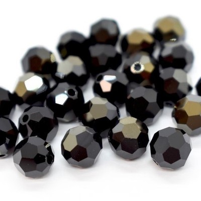 12 SWAROVSKI RUNDE 8mm KRISTALL PERLEN JET NUT SUPER ANGEBOT