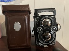 Rolleiflex 3.5F Planar with Cap, Case, Strap, Diffuser  working Meter