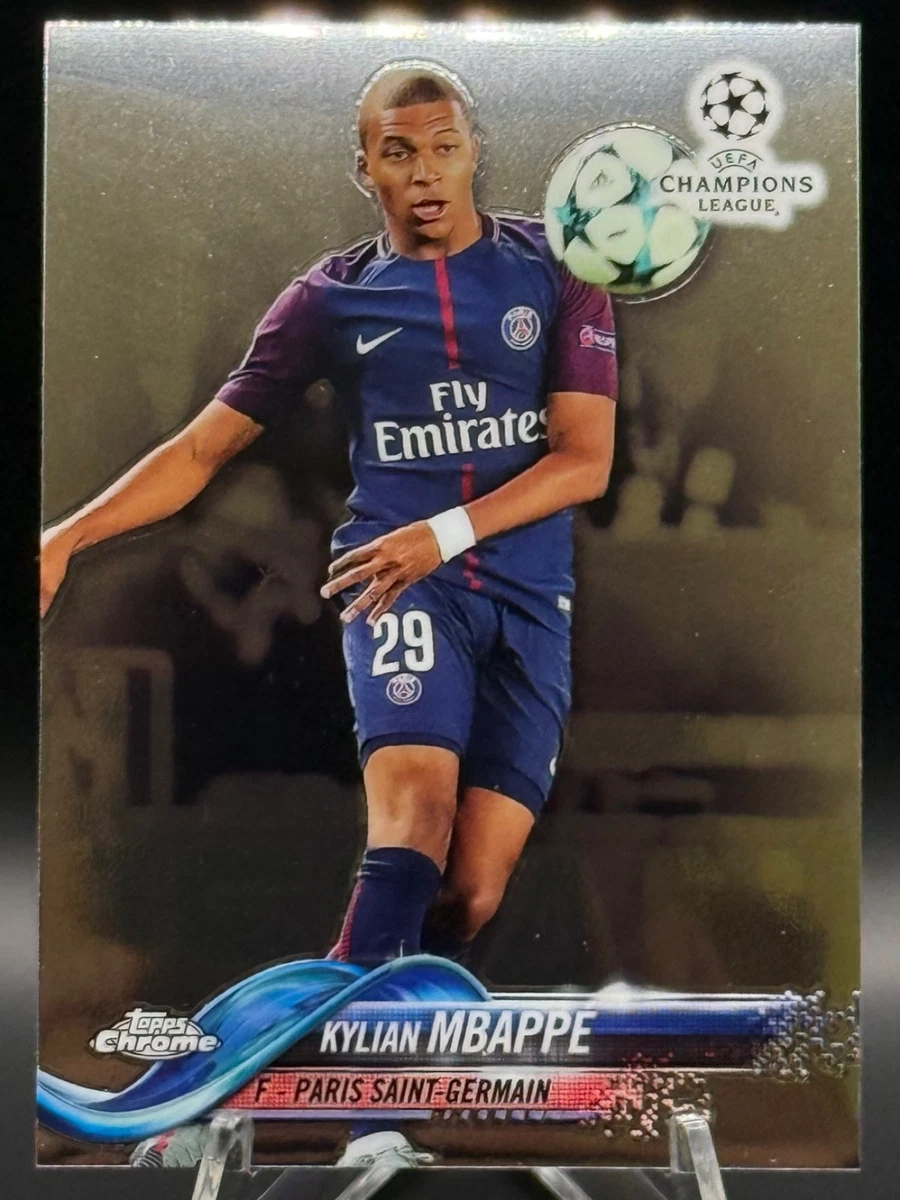 2017-18 Topps Chrome UCL Kylian Mbappé #41 for sale | eBay