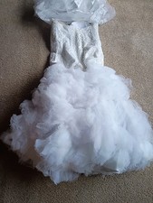 Ivory Lace Wedding Dress - Custom Used Mint Condition