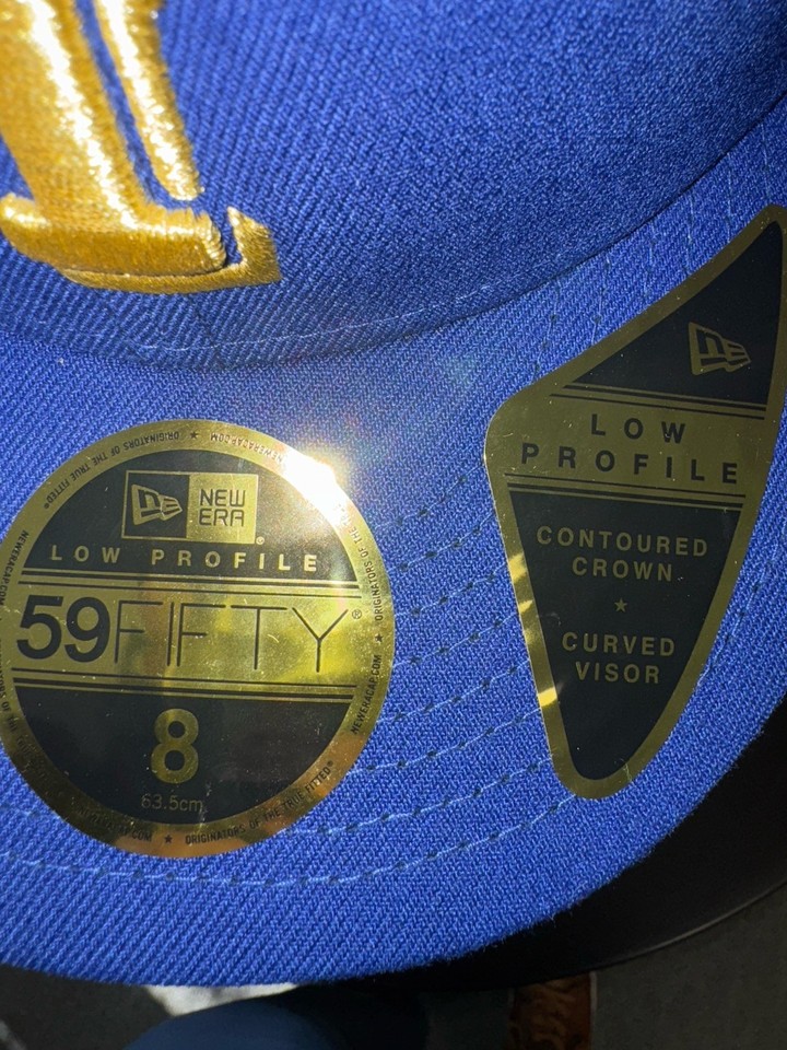 New Era Texas Rangers 2024 Gold Collection 59fifty 2023 WS Champ Sz 8 ...