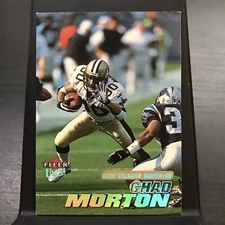 2001 Ultra Chad Morton New Orleans Saints #113