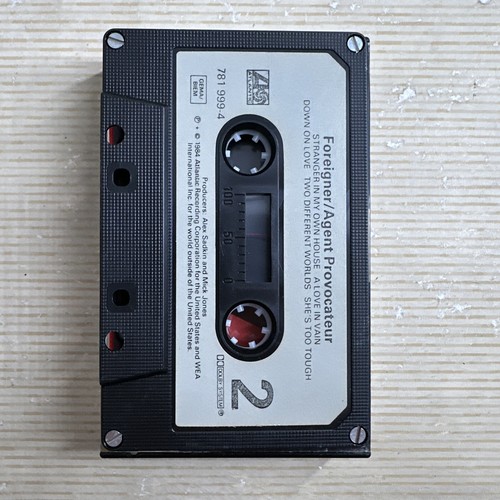 Foreigner - Agent Provocateur Audio Cassette Tape - Picture 4 of 6