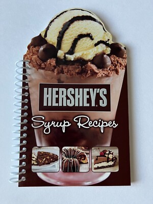 HERSHEY'S SYRUP RECIPES COOKBOOK * SPIRAL BOUND BOOK * Cakes Pies Desserts Drink