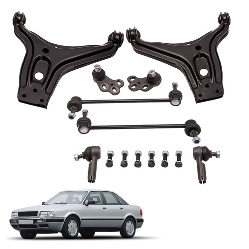 2pcs Front Axle L&R Suspension Control Arms For Audi 80 Coupe Cabriolet 88-00 - Picture 4 of 11