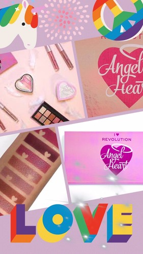 I Heart REVOLUTION Angel Heart With 12 Shimmer, Matte, Satin & Metallic Shades - Picture 3 of 5