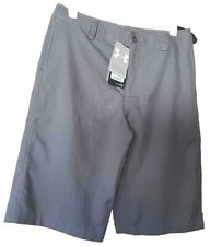 Youth Large Under Armour Loose Shorts Charcoal Gray Heat Gear NWT