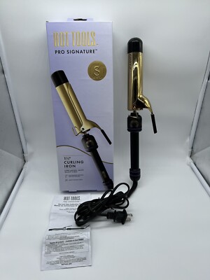 Hot Tools Signature Series Professional Gold Curling Iron/Wand 1.5''