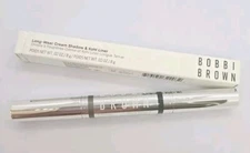 Bobbi Brown Cream Shadow PEWTER & Kohl Eye Liner BLACK. Full Size 2in1 New Boxed