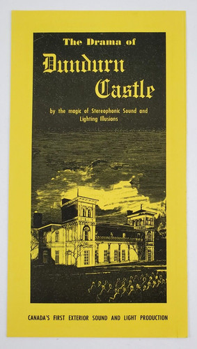 1960s Hamilton Ontario Canada Dundurn Castle Drama Vintage Travel Brochure