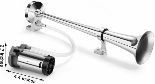 Compresor de Aire de Repuesto, Bomba de Aire 12V 150db para Bocina, Vehículo Camión Coche - Imagen 3 de 10
