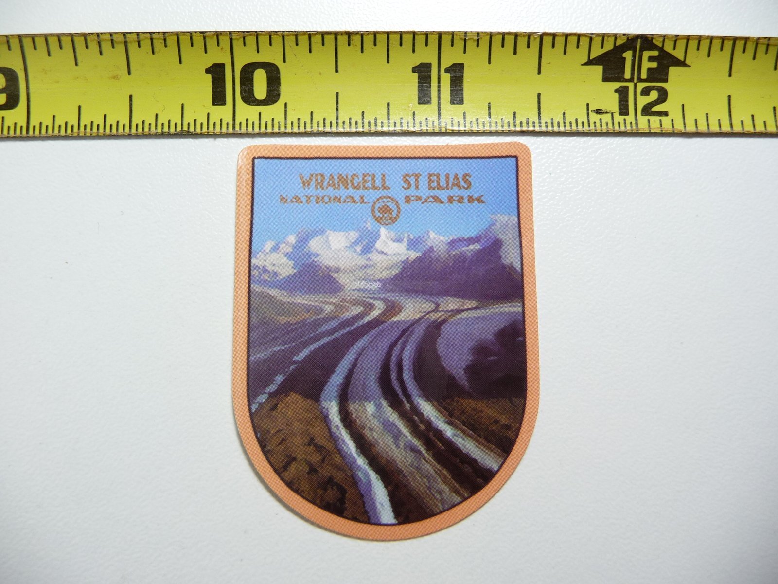 Wrangell St Elias National Park glossy NPS decal sticker for travel gear