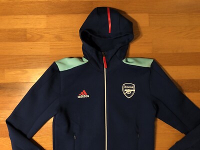 New S Adidas Arsenal FC Gunners ZNE Anthem Football Full Zip