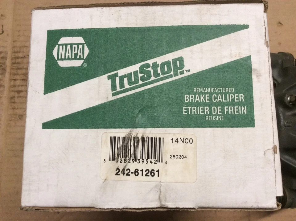 NEW NAPA 242-61261 TruStop Remanufactured Disc Brake Caliper Front Right - Image 2 of 4