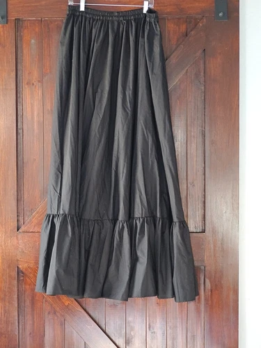 3XL Black Victorian Costume Cosplay Skirt Women's
