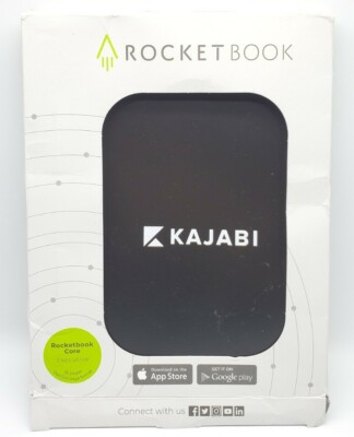 Rocketbook Core Executive 36 Page Dot Grid Smart Notebook/Pen/Microfiber Cloth
