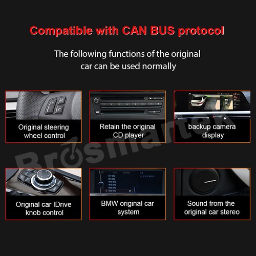 10.25" Android 12 Autoradio für BMW 5er F10 F11 NBT CarPlay DSP Kamera GPS Navi - Bild 13 von 14