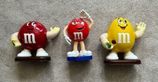 3 M&M Peanut Candy Dispensers 1991 / 1992 & 2012M&M Mars Candy Ad Icon M and M