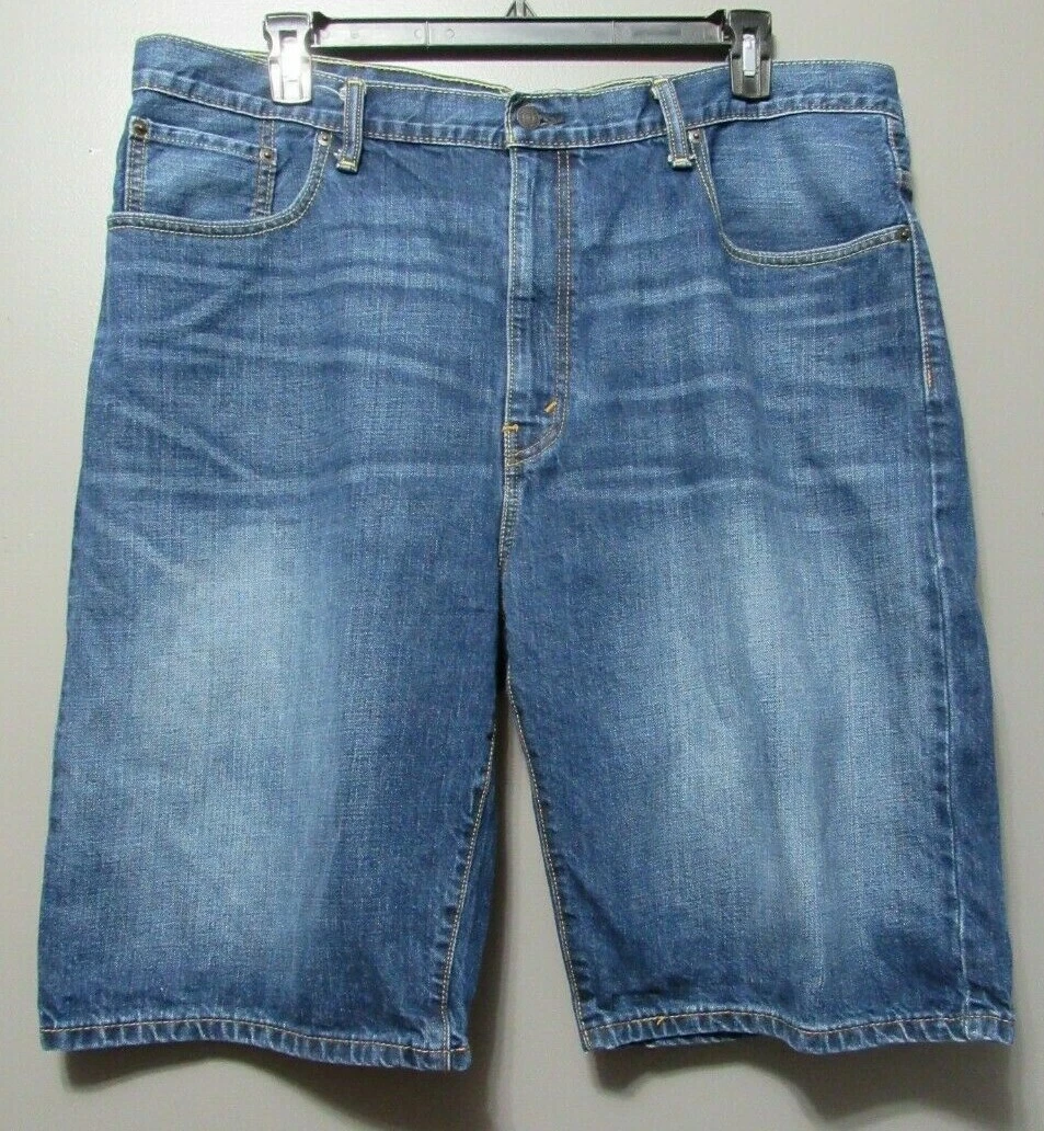 Mens denim shop shorts ebay