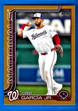 2025 Topps Luis Garcia jr Gold with Gold Borders Card #9