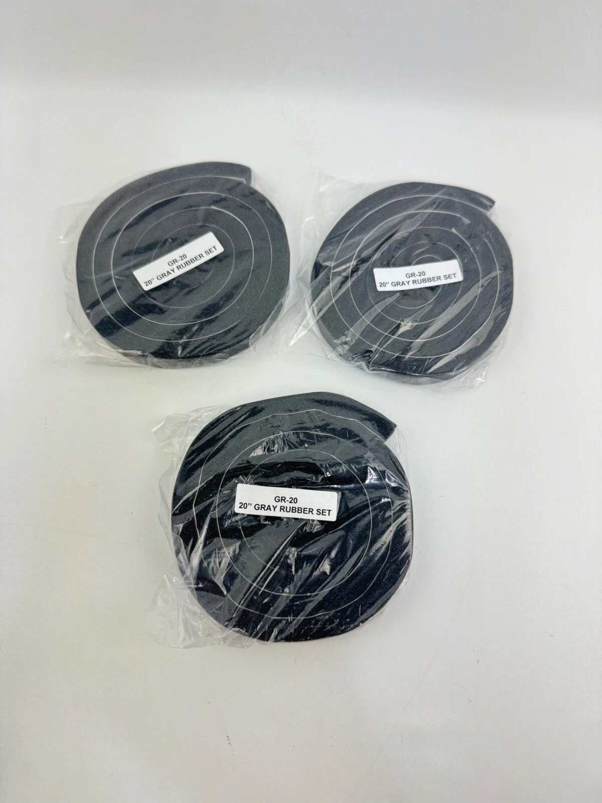 x(3) GR-20 Gray Rubber Set for all 20" AVN, AVS, CAVN, and CAVS Vacuum Sealers
