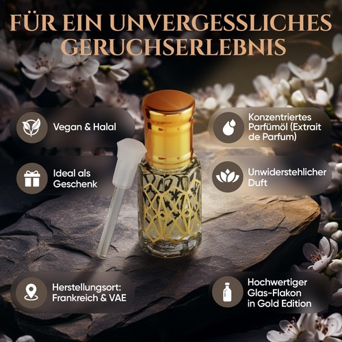 Oud Royal 6 ml olio profumato - mix muschio per uomo e donna - Foto 7 di 10