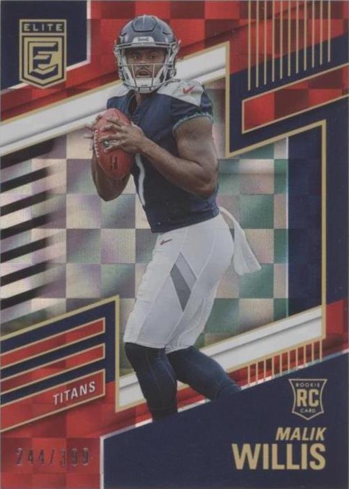 2022 Panini Donruss Elite - Rookies Red #102 Malik Willis /399 (RC) BGS 9.5