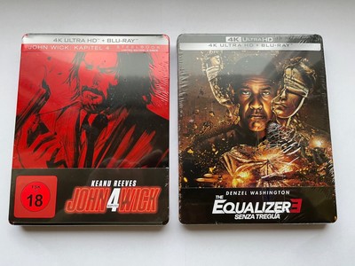 The Equalizer 3 4K Steelbook + John Wick 4K Steelbook Kapitel 4 NEU&OVP!!!
