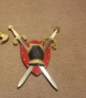 Set Of Japan Made Medieval Sword Plaques Collection Wall Decorative Arts — photo 7