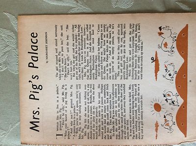 a2i ephemera short story mrs pig's palace margaret johnson 