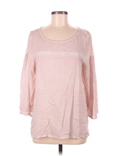 TWO by Vince Camuto Women Pink Long Sleeve Blouse… - image 1