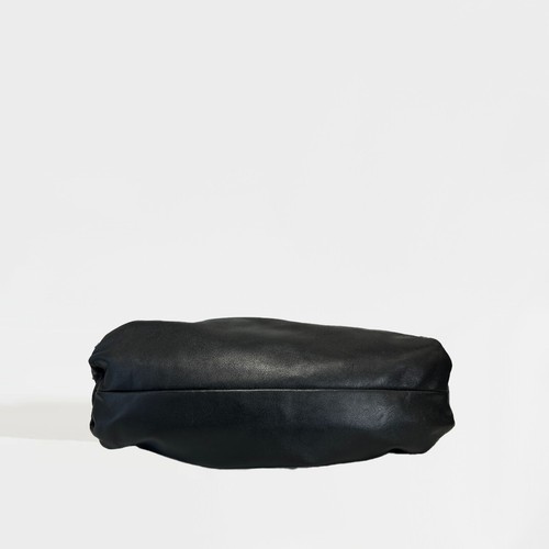 BOTTEGA VENETA Medium Shoulder Pouch Leather Bag in Black - Picture 6 of 10