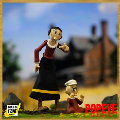 Boss Fight Studio BFS 1/12 Popeye-Olive Oyl Action Figures Mdoel Toy Classic New