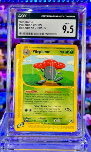 Vileplume graded CGC 9.5 for sale on eBay