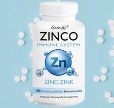 ZINK Line@ 15mg Immunsystem, Knochen, Haare, Augen - 180 cpr x 6 MONATE