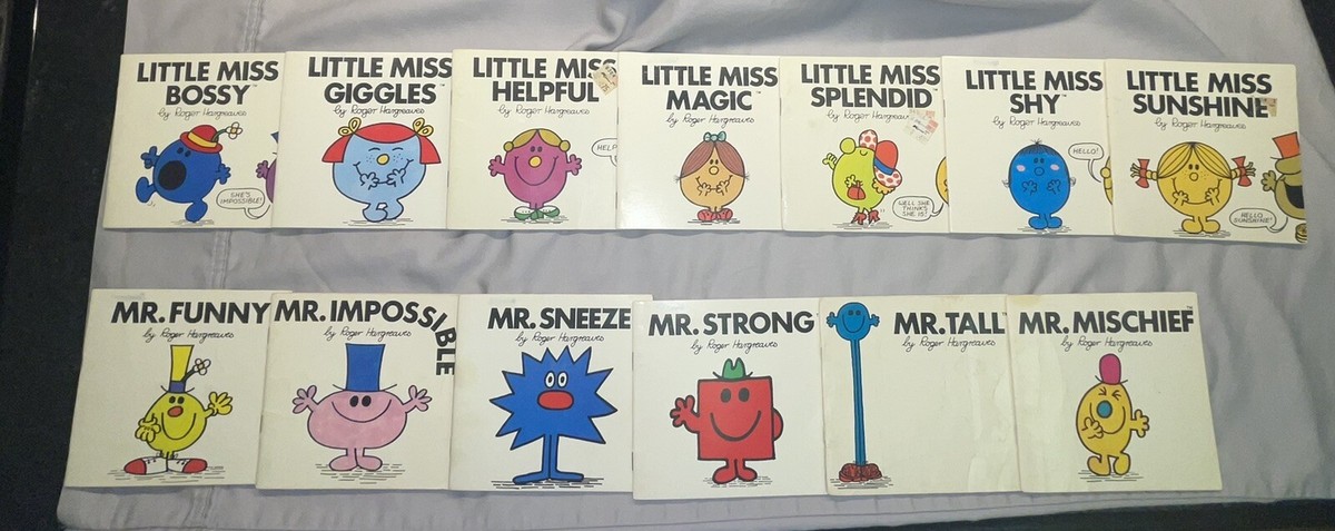 LITTLE MISS and MR books by Roger Hargreaves Vintage good