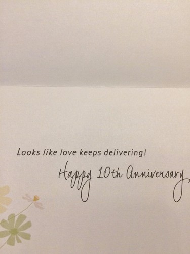 10TH ANNIVERSARY CARD, for FRIENDS on THEIR 1OTH Wedding Annv. 12 Choices 56A - Picture 11 of 28