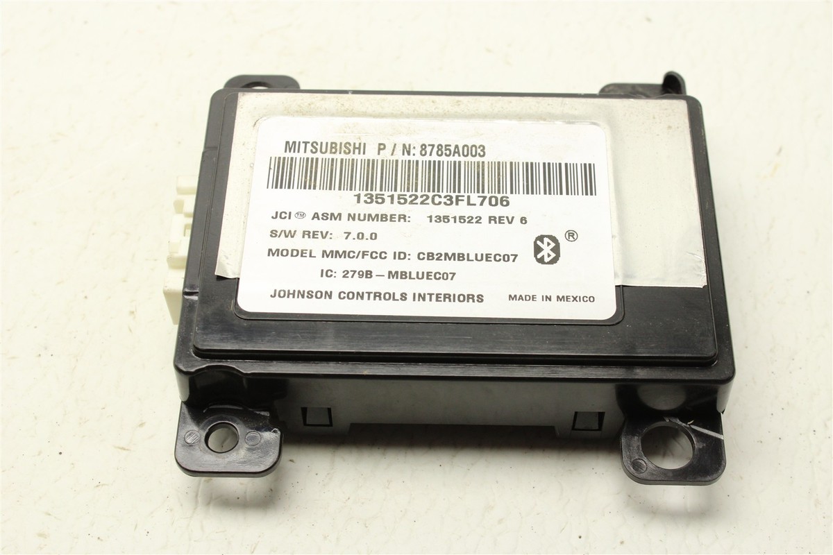 2008 Mitsubishi Lancer Bluetooth Communications Module OEM