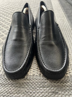 Aldo Brue Herren Leder Loafer 42 Schwarz