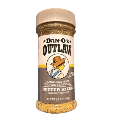 Dan-Os Butter Steak Seasoning, 6.9 oz - All-Purpose, Sugar Free, Zero Calorie