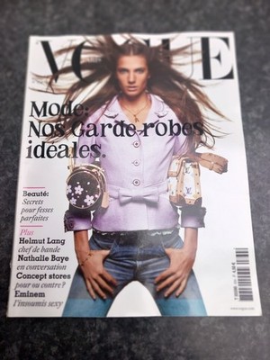 Vogue Paris (French)  February 2003 -  JESSICA MILLER Cover -
