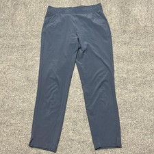 Eddie Bauer Pants Womens Small Blue Departure Ankle Pull On Stretch Pockets