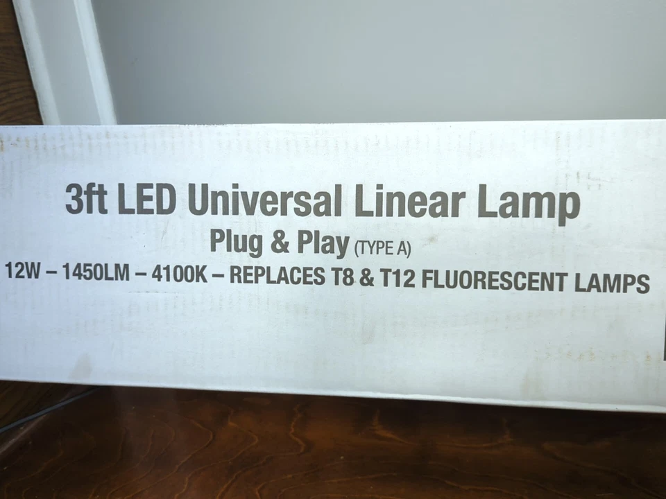 (12 Pack) Feit Electric T8/T12 G13 Type A Plug and Play Linear LED Tube Bulb - Image 2 of 2