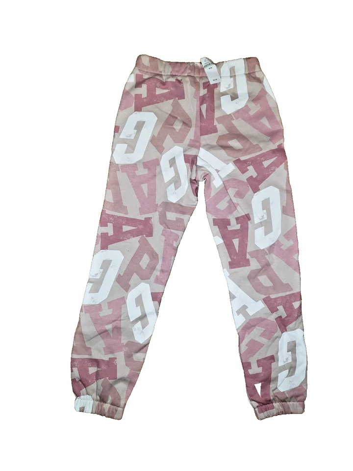 Pantalones deportivos estilo jogger rosa con logotipo Gap Kids bolsillos largos niños talla M 8 Foto 2 de 3
