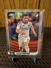 2025 MLS Chrome Anders Dreyer Gold Wave Refractor /50