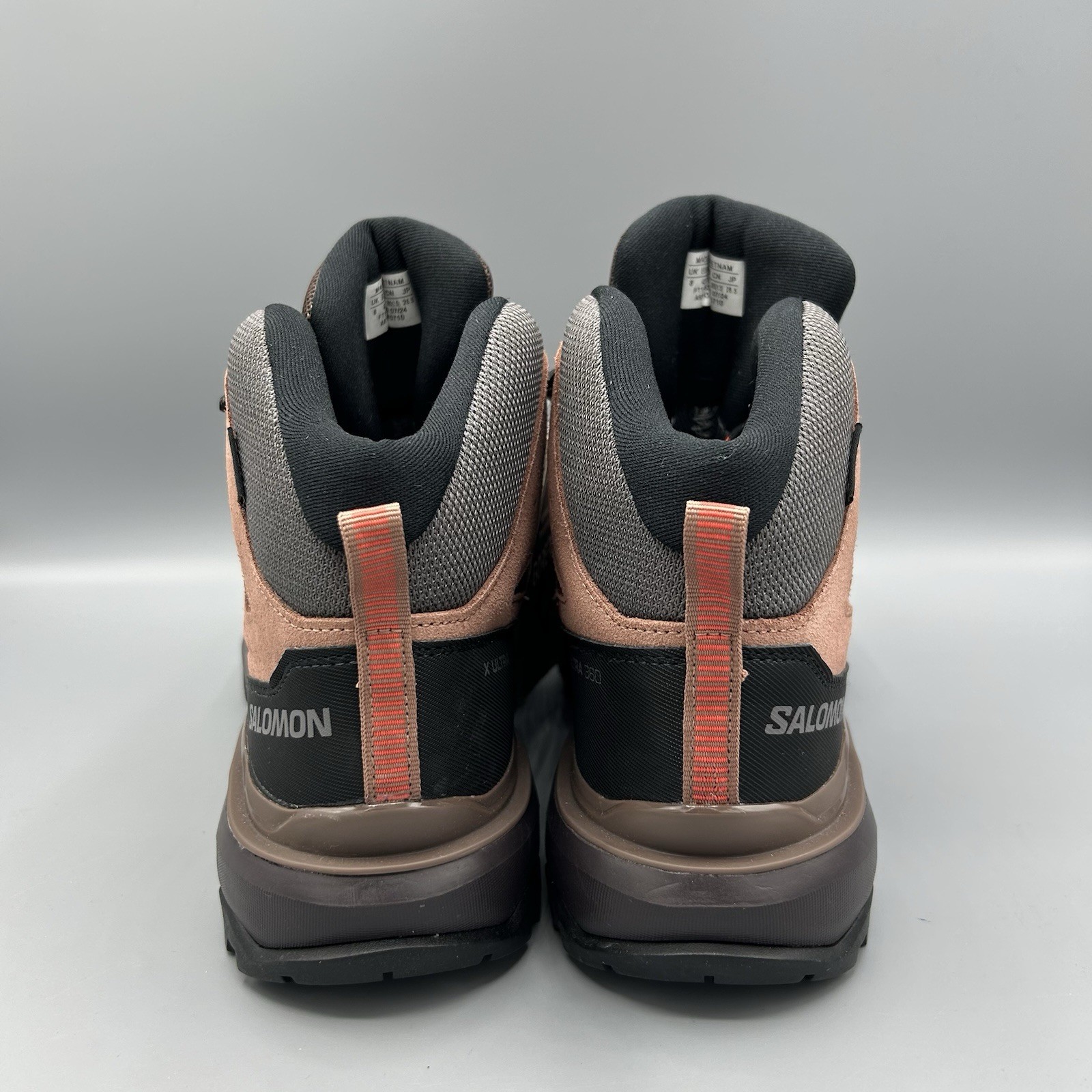 Scarpe da trekking Salomon X Ultra 360 Mid GTX in pelle di corallo Goretex UK 8 EU 42