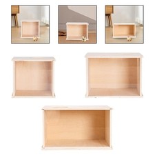 DIY Holz Hamster Graben Box Klar Acryl Sichtscheibe Vielseitig Leicht