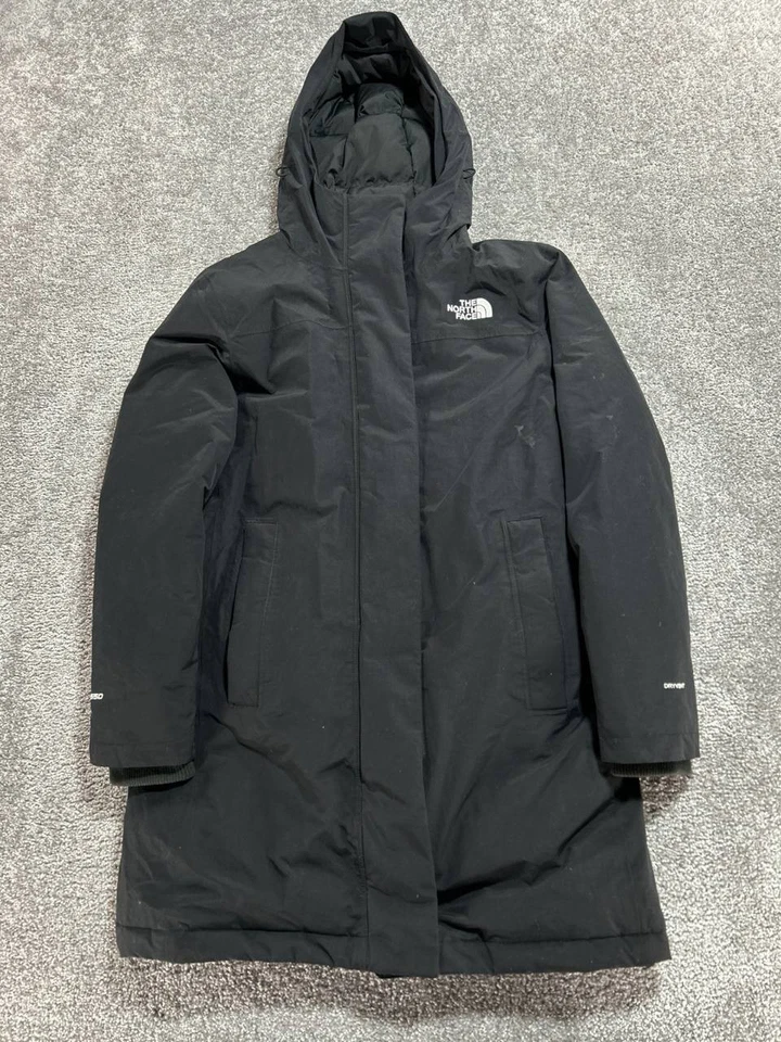 The North Face Dryvent 550 Arctic Parka Jacket Womens Medium Black Nylon Hooded - Image 2 of 4
