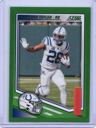 2025 Score - Jonathan Taylor #89 Green Indianapolis Colts - Picture 1 of 2