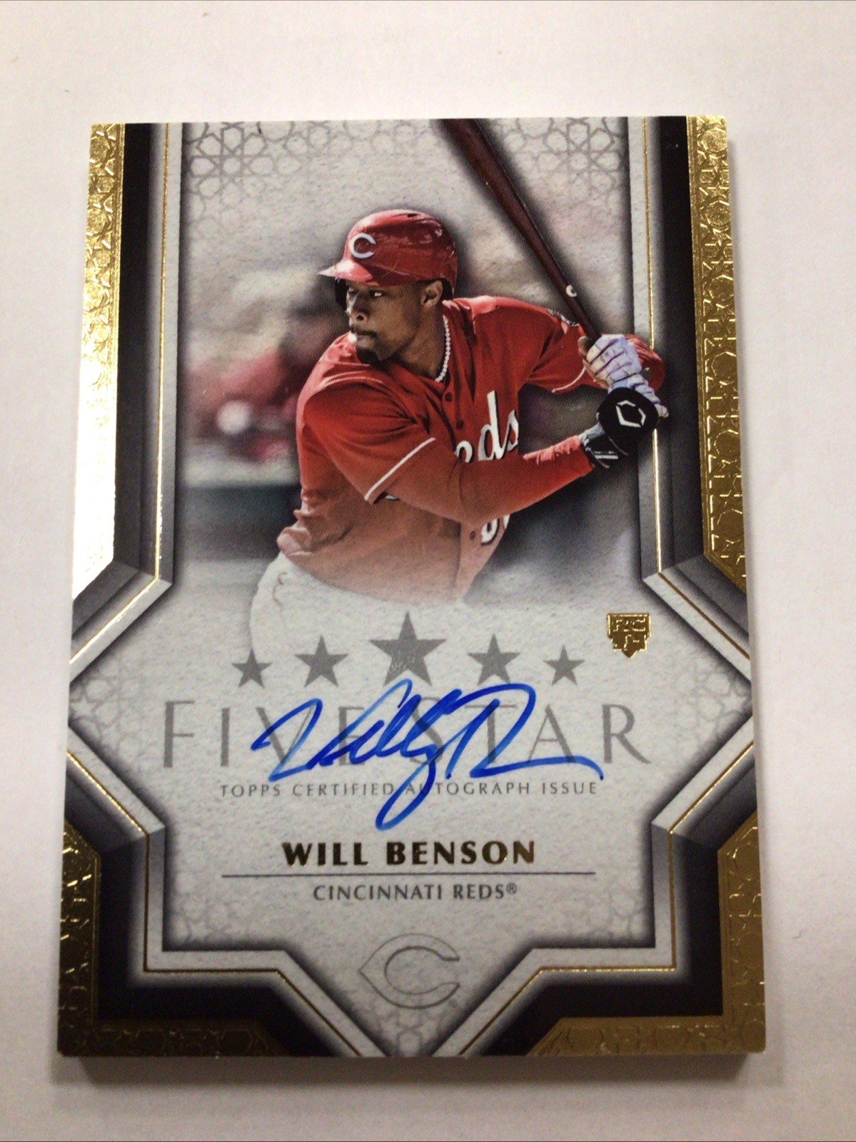 2023 Topps Five Star - Autographs Will Benson #FSA-WBE2 (AU, RC)